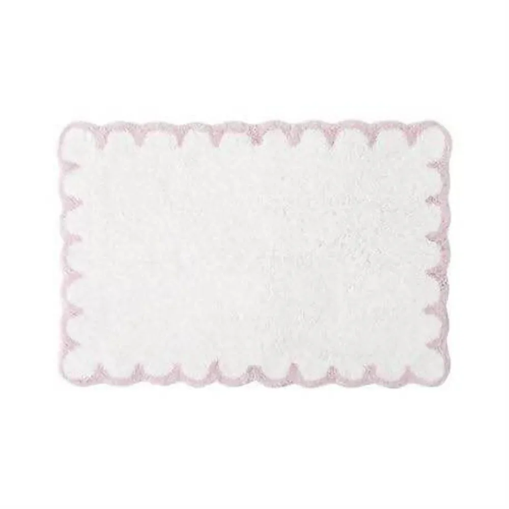Scallop Cotton Bath Rug, 30
